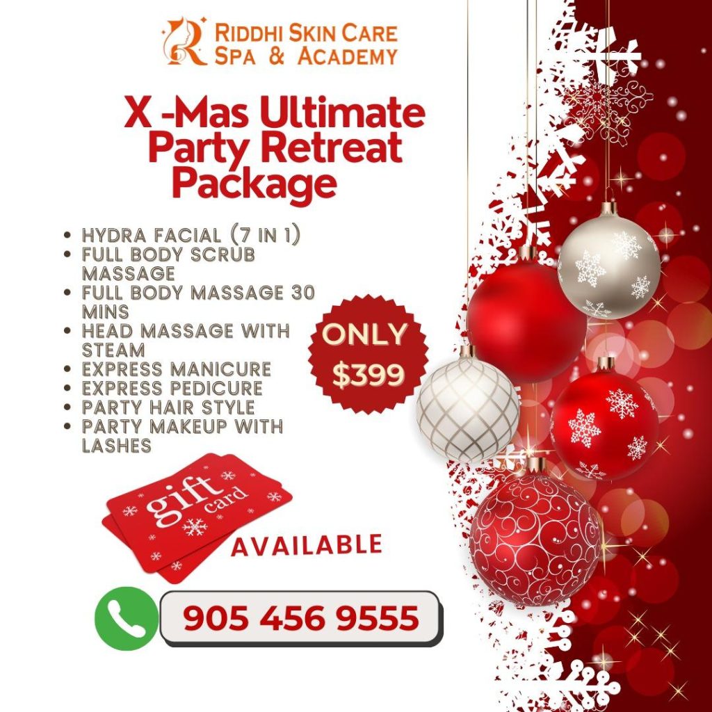 Christmas Special Spa Deal - Riddhi Skin Care Spa & Academy